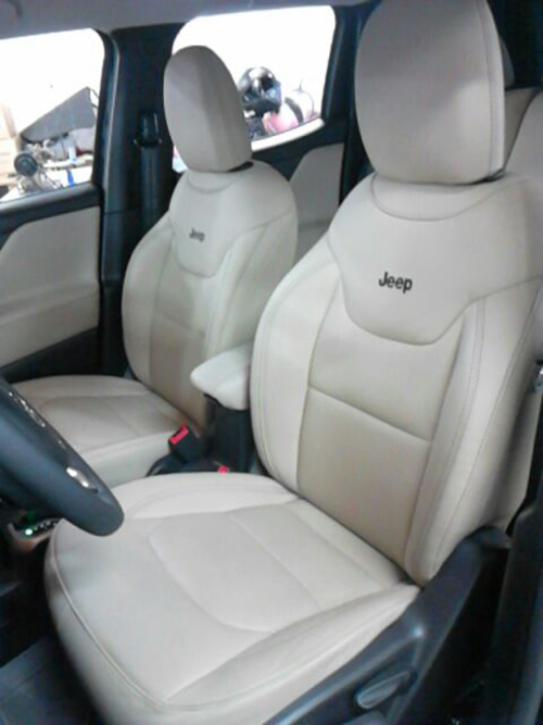 Courotec Recaro no ABC Revestimento banco em couro Jeep Renegade