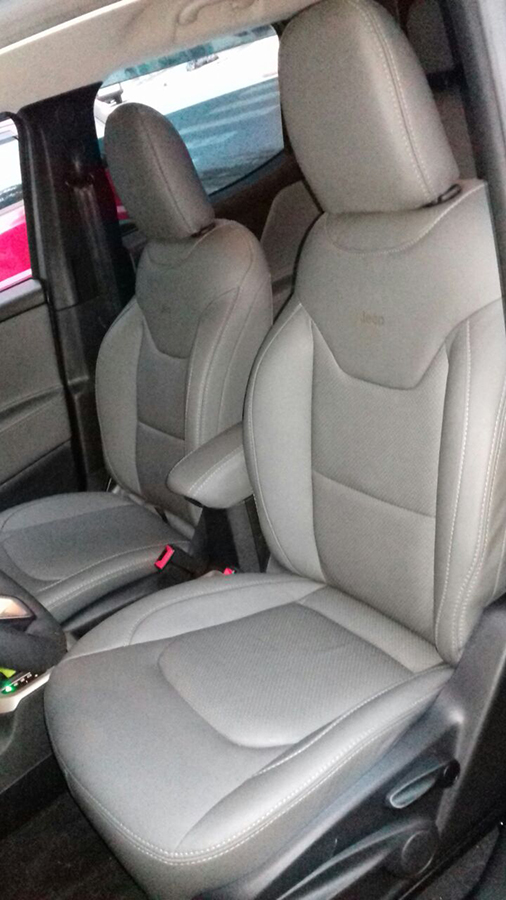 Courotec Recaro no ABC Revestimento banco em couro Jeep Renegade